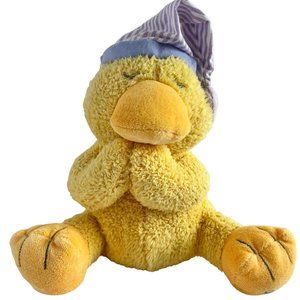 Dolly Duck Kids II Praying Yellow Plush Baby Toy No Sounds Night Cap Hat